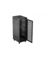 Szafa instalacyjna Rack Lanberg stojąca 19'' 32U 600x800 czarna drzwi perforowane LCD (flat pack) - nr 9