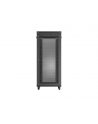 Szafa instalacyjna Rack Lanberg stojąca 19'' 37U 800x800 czarna drzwi performowane LCD (flat pack) - nr 11