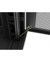 Szafa instalacyjna Rack Lanberg stojąca 19'' 37U 800x800 czarna drzwi performowane LCD (flat pack) - nr 3