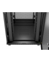 Szafa instalacyjna Rack Lanberg stojąca 19'' 47U 800x800 czarna drzwi perforomowane LCD (flat pack) - nr 2