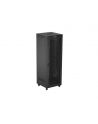 Szafa instalacyjna Rack Lanberg stojąca 19'' 47U 800x800 czarna drzwi perforomowane LCD (flat pack) - nr 8