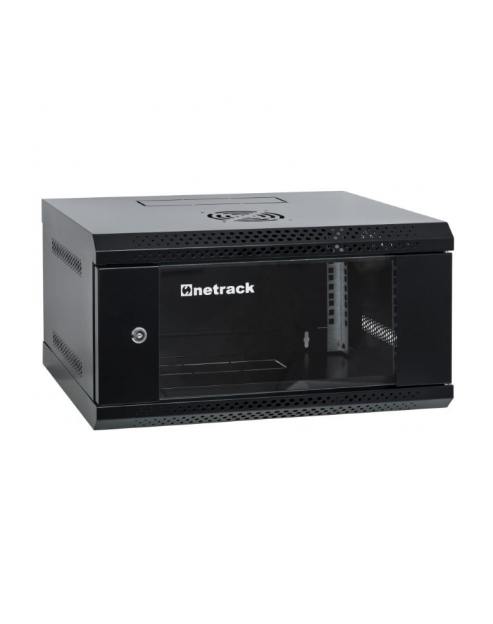 Szafa serwerowa wisząca RACK 19'' 4U 400mm Netrack ECO-Line czarna główny