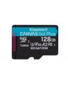KINGSTON 128GB microSDXC Canvas Go Plus Gen4 200R A2 U3 Single Pack w/o ADP - nr 1
