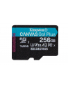 KINGSTON 256GB microSDXC Canvas Go Plus Gen4 200R A2 U3 Single Pack w/o ADP - nr 1