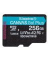 KINGSTON 256GB microSDXC Canvas Go Plus Gen4 200R A2 U3 Single Pack w/o ADP - nr 6