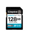 KINGSTON 128GB SDXC Canvas Go Plus Gen4 200MB/s C10 UHS-I U3 V30 - nr 1