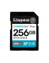 KINGSTON 256GB SDXC Canvas Go Plus Gen4 200MB/s C10 UHS-I U3 V30 - nr 1