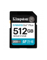 KINGSTON 512GB SDXC Canvas Go Plus Gen4 200MB/s C10 UHS-I U3 V30 - nr 1