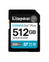 KINGSTON 512GB SDXC Canvas Go Plus Gen4 200MB/s C10 UHS-I U3 V30 - nr 20