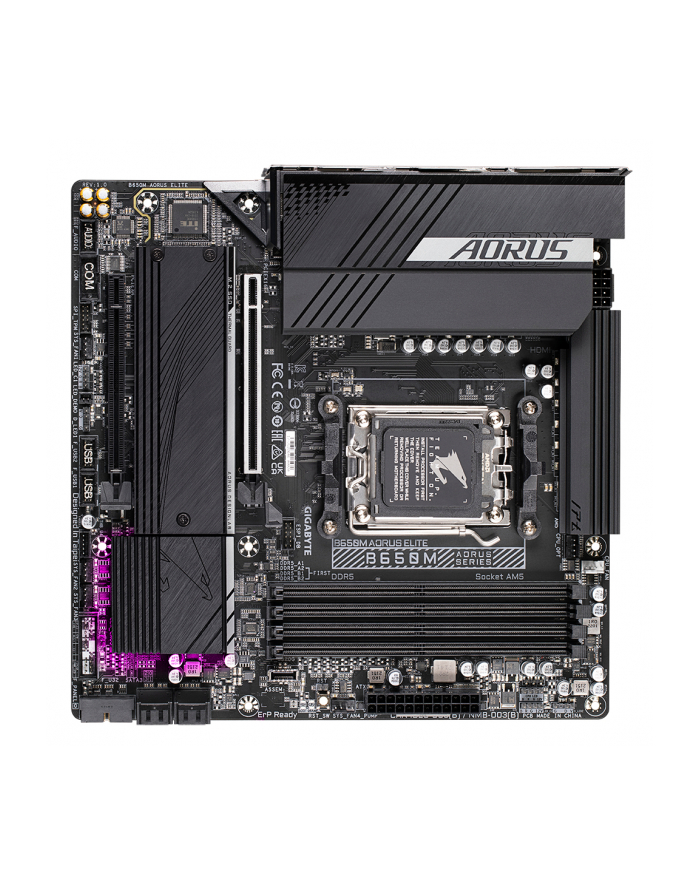 GIGABYTE B650M AORUS ELITE AM5 4xDDR5 2xM.2 4xSATA główny