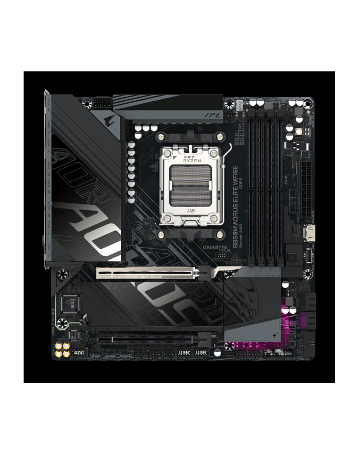 GIGABYTE B850M A ELT WF6E AM5 4xDDR5 2xM.2 4xSATA główny