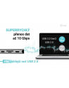 I-TEC USB-C Metal NanoDock 2xHDMI 1xUSB-C Video 1xGLAN 1xAudio/Mic 1xSD/microSD 1xUSB 3.2 3xUSB-C 3.2 Gen2 2xUSB 2.0 PD140W+charger - nr 10