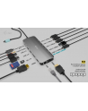 I-TEC USB-C Metal NanoDock 2xHDMI 1xUSB-C Video 1xGLAN 1xAudio/Mic 1xSD/microSD 1xUSB 3.2 3xUSB-C 3.2 Gen2 2xUSB 2.0 PD140W+charger - nr 1