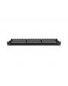 LANBERG Patch panel 24 port 1U 19 '' kat.6 UTP z organizerem kablowym czarny - nr 4