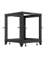 LANBERG Open rack 19 '' 12U 600x600-1100 regulowany czarny - nr 1