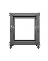 LANBERG Open rack 19 '' 12U 600x600-1100 regulowany czarny - nr 5