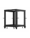 LANBERG Open rack 19 '' 12U 600x600-1100 regulowany czarny - nr 7