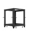 LANBERG Open rack 19 '' 12U 600x600-1100 regulowany czarny - nr 9