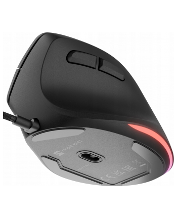 NATEC mysz wertykalna crake 2 pro 12800dpi programowalna optyczna czarna nr 1