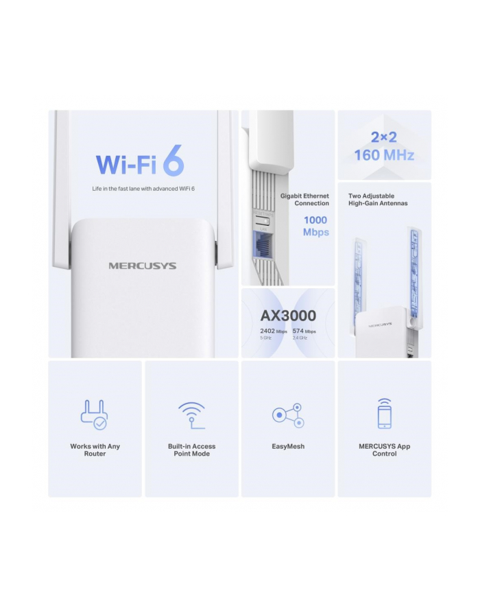 TP-LINK AX3000 Wi-Fi Range Extender główny