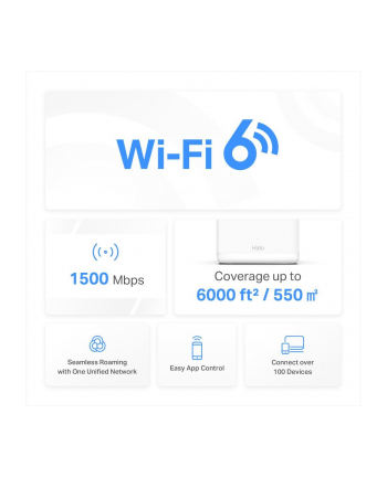 TP-LINK AX1500 Whole Home Mesh Wi-Fi 6 System 2-pack