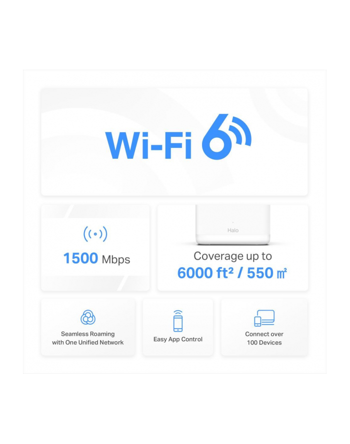 TP-LINK AX1500 Whole Home Mesh Wi-Fi 6 System 2-pack główny