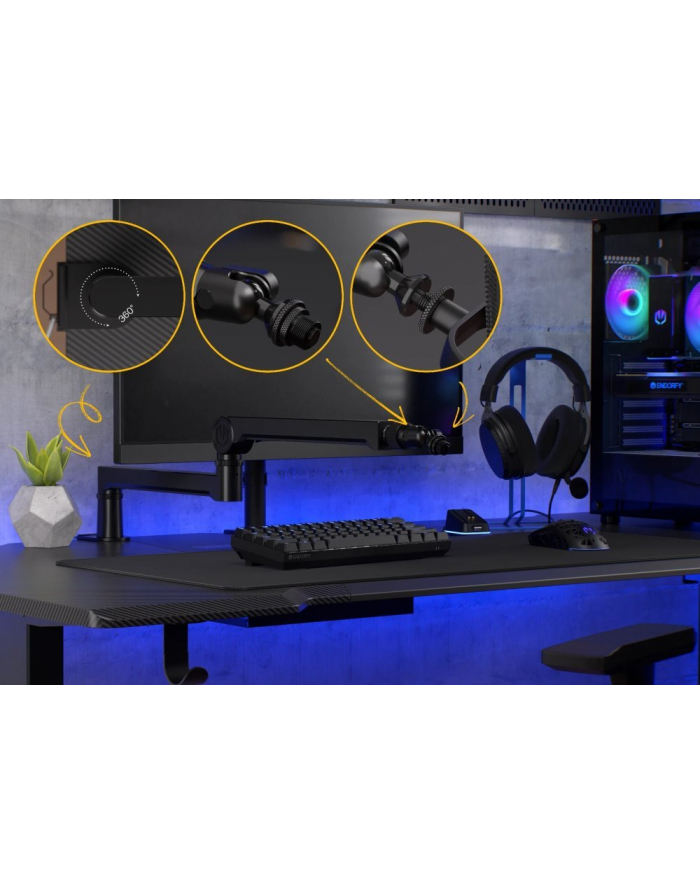 cooling.pl Uchwyt biurkowy na mikrofon Endorfy Broadcast Low Profile Boom (EY0A009) główny