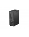 Szafa instalacyjna Rack Lanberg stojąca 19'' 32U 600x1000 czarna drzwi przeszklone LCD (flat pack) - nr 14