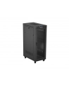 Szafa instalacyjna Rack Lanberg 19'' 32U 600x1000 czarna drzwi perforowane LCD (flat pack) - nr 6