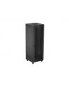 Szafa instalacyjna Rack Lanberg stojąca 19'' 47U 800x800 czarna drzwi perforomowane LCD (flat pack) - nr 8