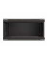 LANBERG Szafa instalacyjna wisząca 19 '' 4U 540x350 czarna drzwi przeszklone flat pack - nr 5