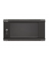 LANBERG Szafa instalacyjna wisząca 19 '' 4U 540x350 czarna drzwi przeszklone flat pack - nr 9