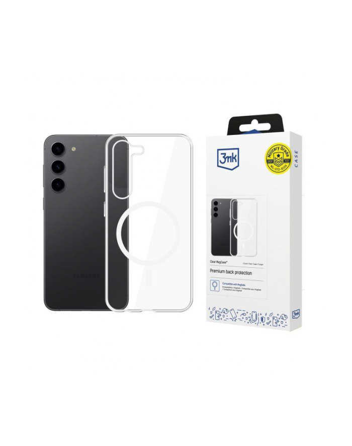 3mk pczerwonyection Etui na Samsung Galaxy S24+ - 3mk Clear MagCase główny