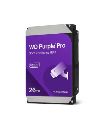 western digital Dysk WD Purple™ Pro WD260PURP 26TB 3.5'' 7200 512MB SATA III