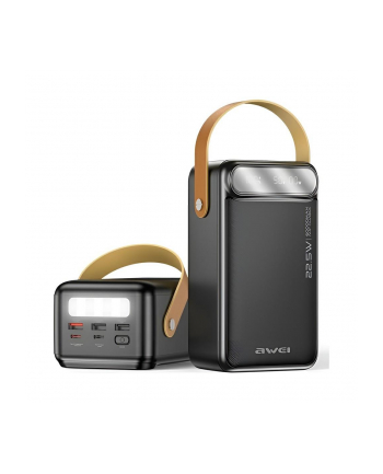 Powerbank Awei P101K 60000mAh 22,5W 3xUSB-A 2xUSB-C czarny