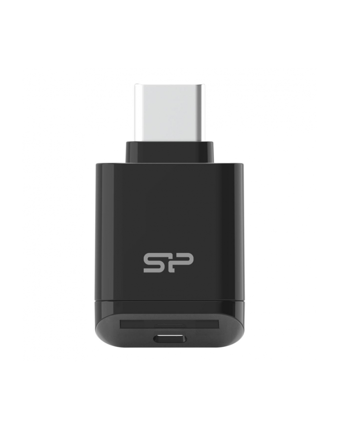 Czytnik kart pamięci Silicon Power USB-C 3.2 Gen 1 microSD czarny główny
