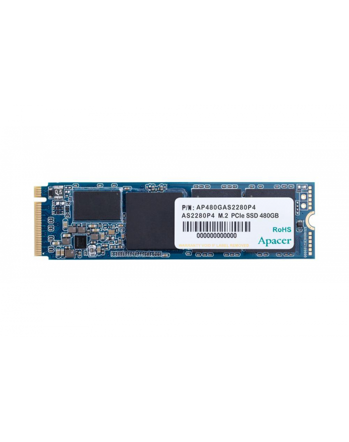 Dysk SSD Apacer AS2280P4 512GB M.2 PCIe NVMe Gen3 x4 2280 (2100/1500 MB/s) 3D TLC - POSERWI główny