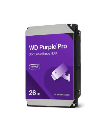 western digital Dysk WD Purple™ Pro WD260PURP 26TB 3.5'' 7200 512MB SATA III