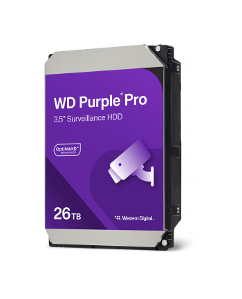 western digital Dysk WD Purple™ Pro WD260PURP 26TB 3.5'' 7200 512MB SATA III