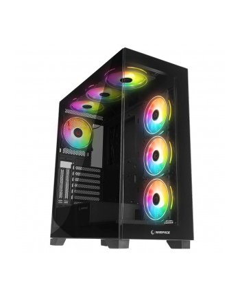 Obudowa Rampage Hydra V3 4x120mm wentylator, RGB, czarna
