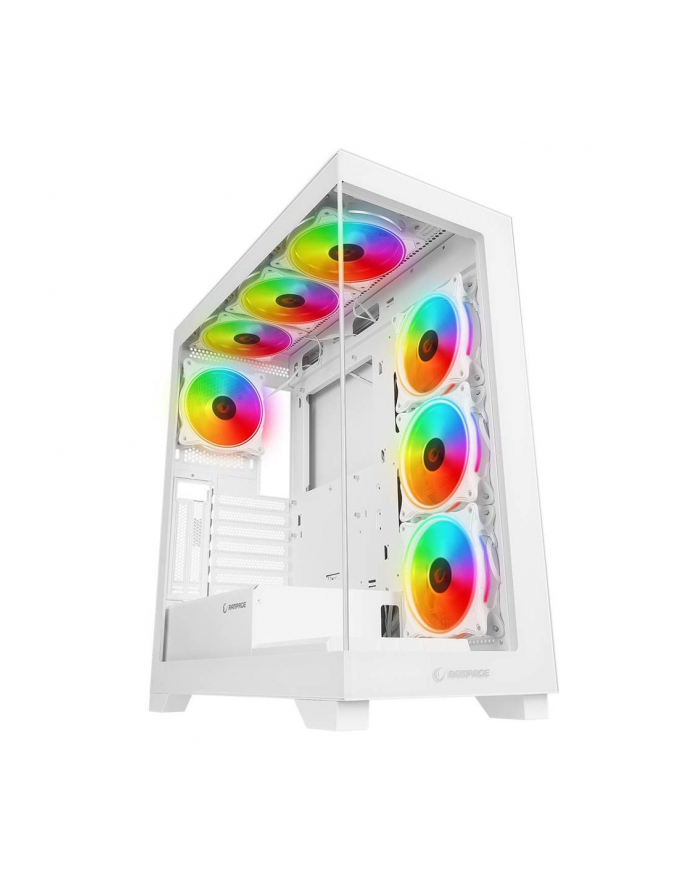 Obudowa Rampage Hydra V3 4x120mm wentylator, RGB, biała główny