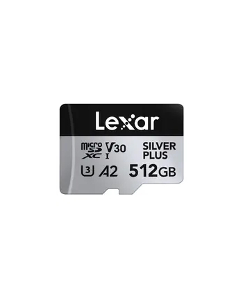 Karta pamięci Lexar microSDXC Silver Plus 512GB V30 UHS-I U3 A2 205/150MB/s nr 2