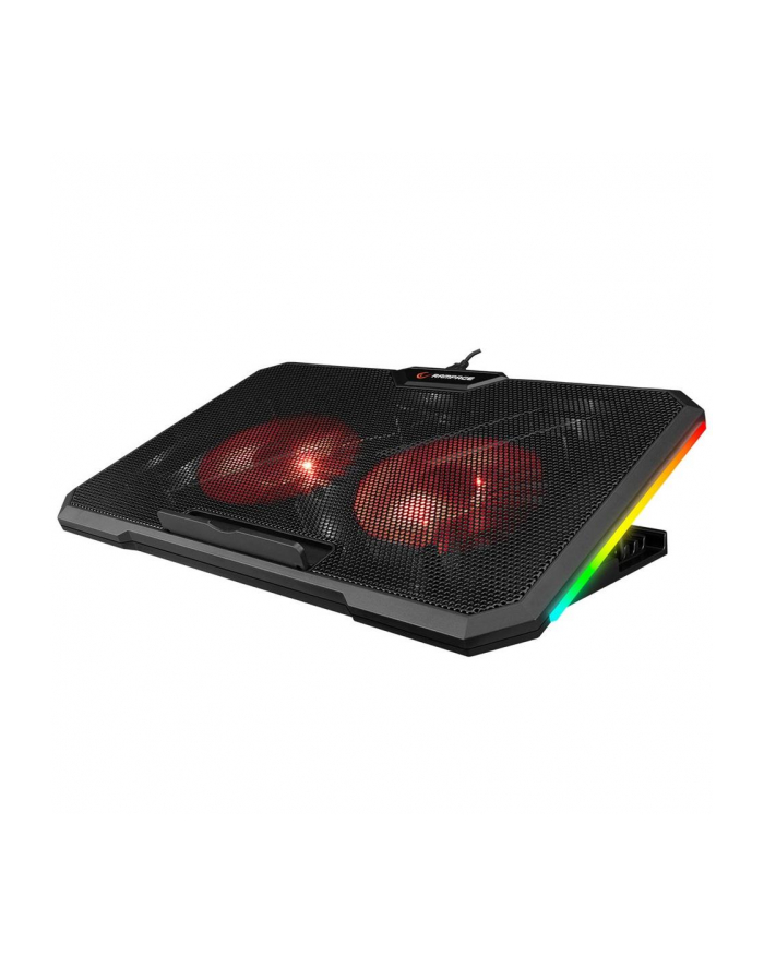 Podstawka chłodząca Rampage AD-RC12 Claw pod laptop 15-17'' RGB regulowana główny