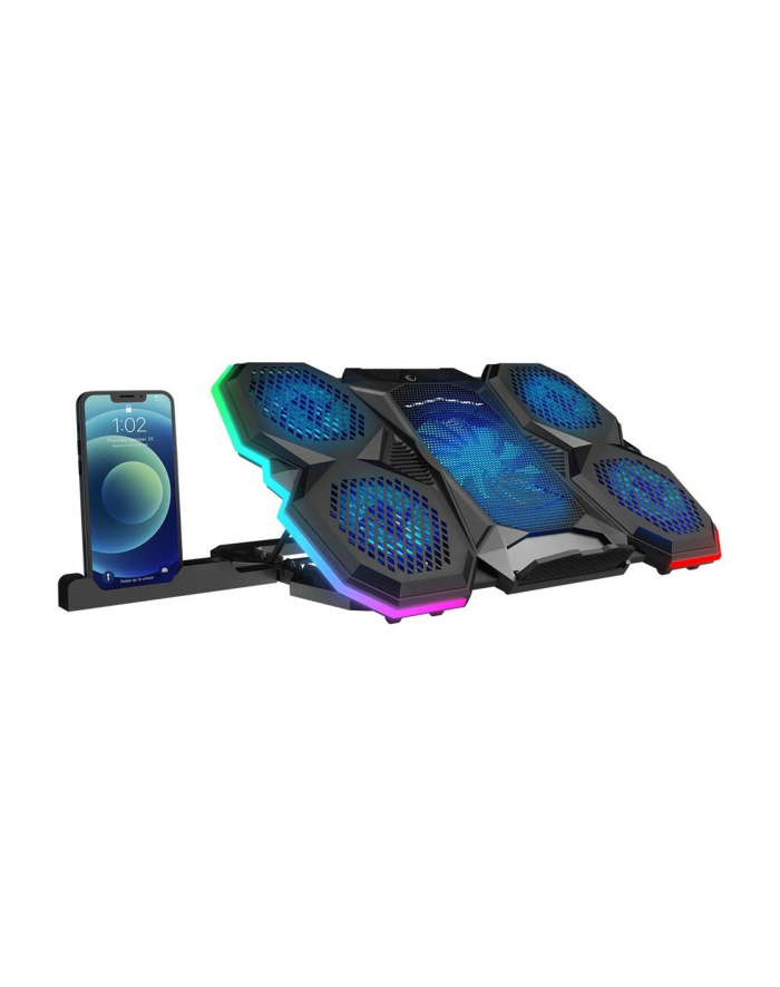 Podstawka chłodząca Rampage AD-RC14 X-RANGER pod laptop 9-17'' RGB regulowana cicha główny
