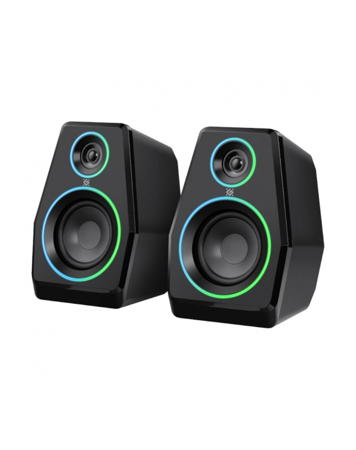 Głośniki Defender SOLAR 10 2.0 10W Bluetooth USB podświetlenie RGB główny
