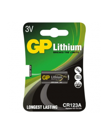 gp battery Bateria CR123 (foto litowa) GP blister 1 szt.