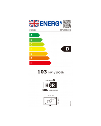 philips Telewizor QLED 85 '' 85PUS8510/12