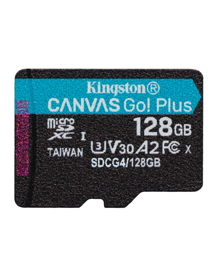 kingston Karta pamięci microSD 128GB Canvas Go! Plus 200MB/s A2 U3 V30 główny