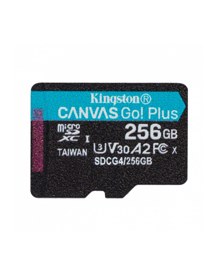 kingston Karta pamięci microSD 256GB Canvas Go! Plus 200MB/s A2 U3 V30 główny