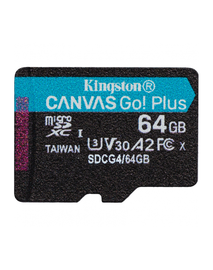kingston Karta pamięci microSD 64GB Canvas Go! Plus 200MB/s A2 U3 V30 główny